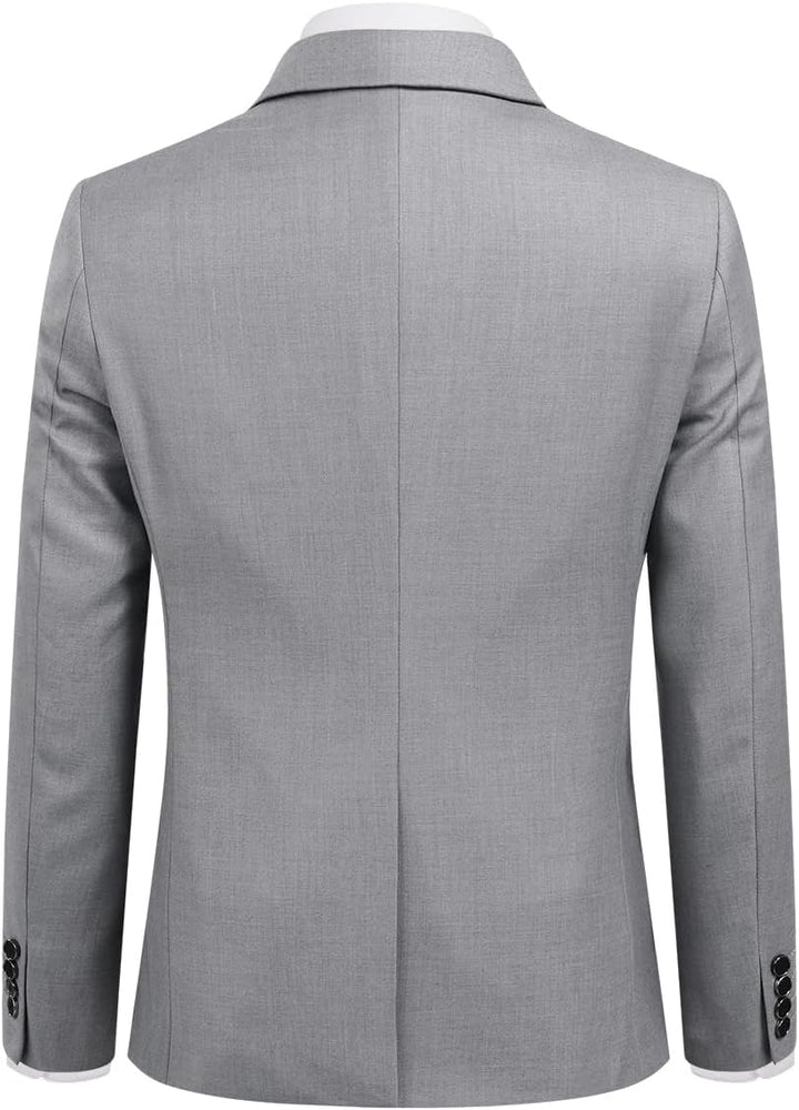 Allthemen Anzug Herren Slim Fit 3 Teilig Anzüge Modern Herrenanzug 3-Teilig Sakko Hose Weste für Bus