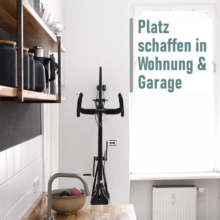 Bike Hooks – 2er-Set Wandhaken für vertikale Fahrradaufhängung, mit PU-Felgenschutz E-Bike geeignet,