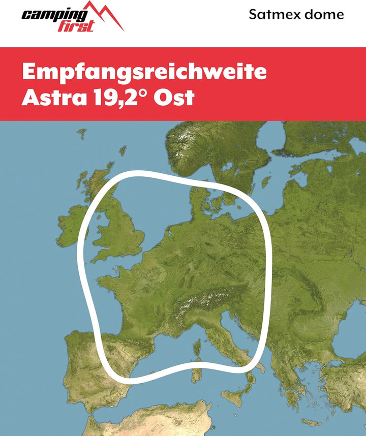 Satmex Dome – Vollautomatische Sat-Antenne (Für den mobilen Einsatz, selbstständige Ausrichtung auf