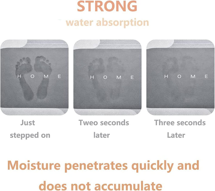 YeahBoom Super Absorbierende Bodenmatte,Schmutzabweisend Bodenmatte Für Bad,Memory-Schaum-Badematten