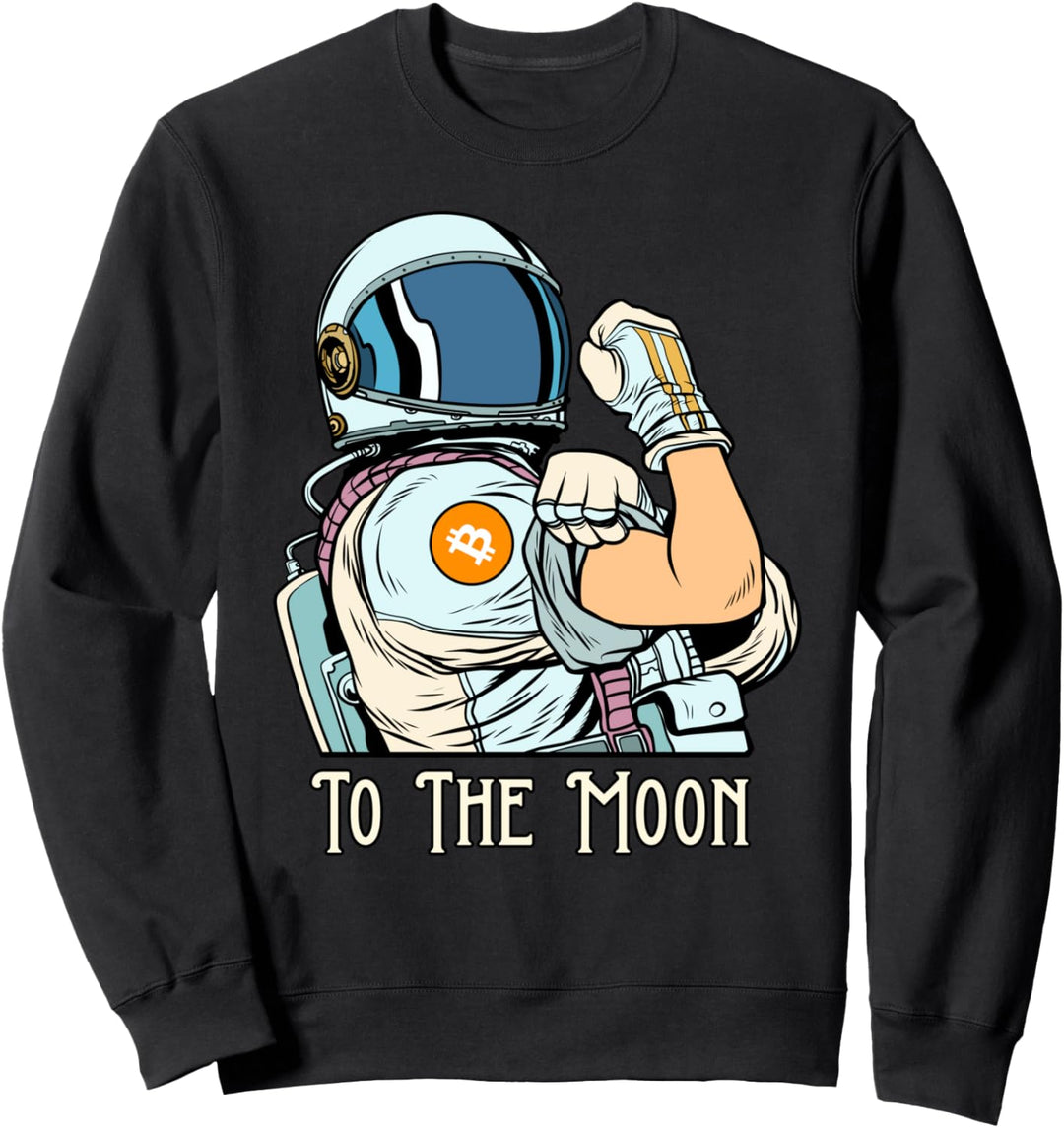 Crypto Currency Talk Link - Fun Bitcoin We Can Do It Merch Sweatshirt