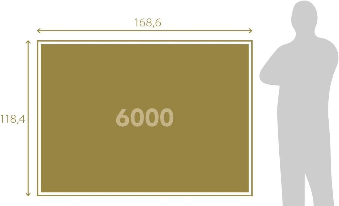 Clementoni 36527 Mordillo 'Der Kuss' – Puzzle 6000 Teile, Geschicklichkeitsspiel für die ganze Famil