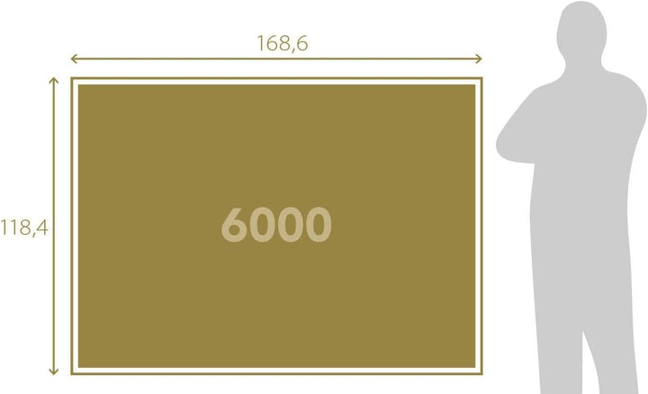 Clementoni 36527 Mordillo 'Der Kuss' – Puzzle 6000 Teile, Geschicklichkeitsspiel für die ganze Famil