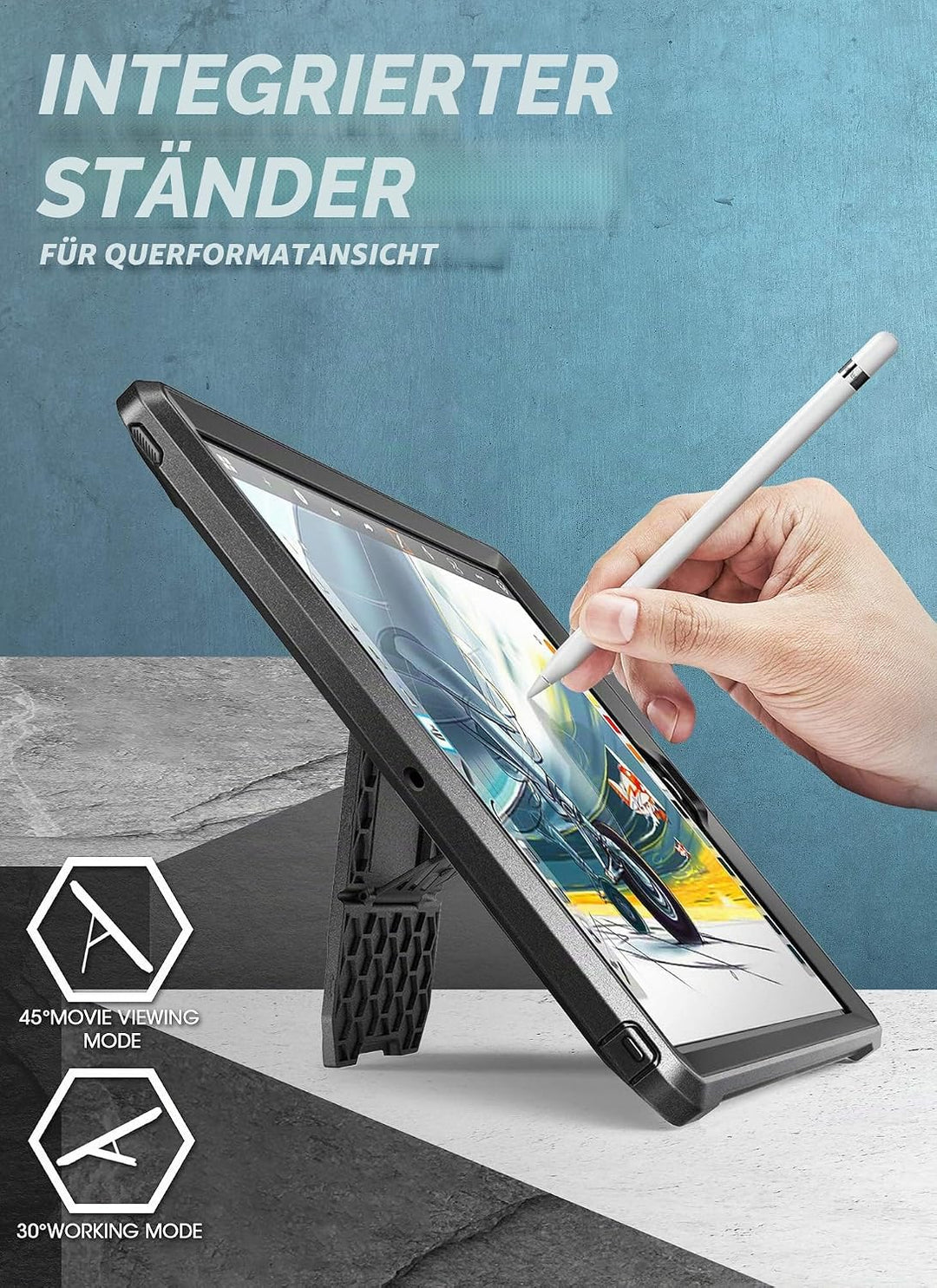 SUPCASE Hülle für iPad 9th/8th/7th 2021/2020/2019 iPad 10.2&