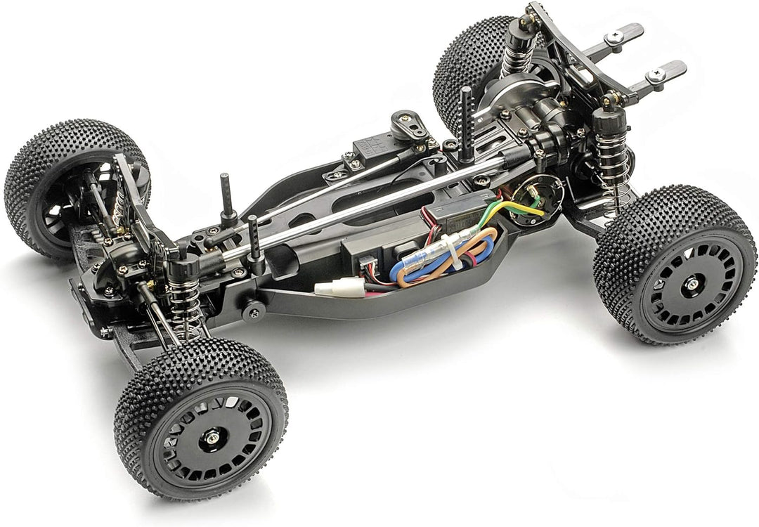 Tamiya 300158370 1:10 Dark Impact 4WD Buggy DF-03, ferngesteuertes Auto, RC Fahrzeug, Modellbau, Bau