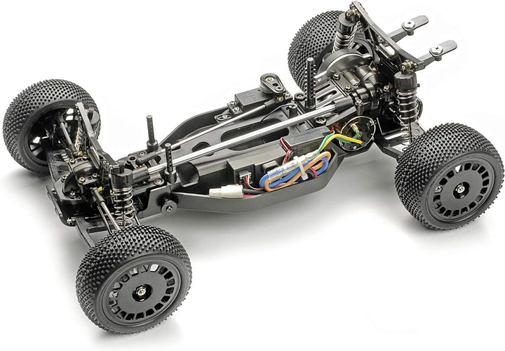 Tamiya 300158370 1:10 Dark Impact 4WD Buggy DF-03, ferngesteuertes Auto, RC Fahrzeug, Modellbau, Bau