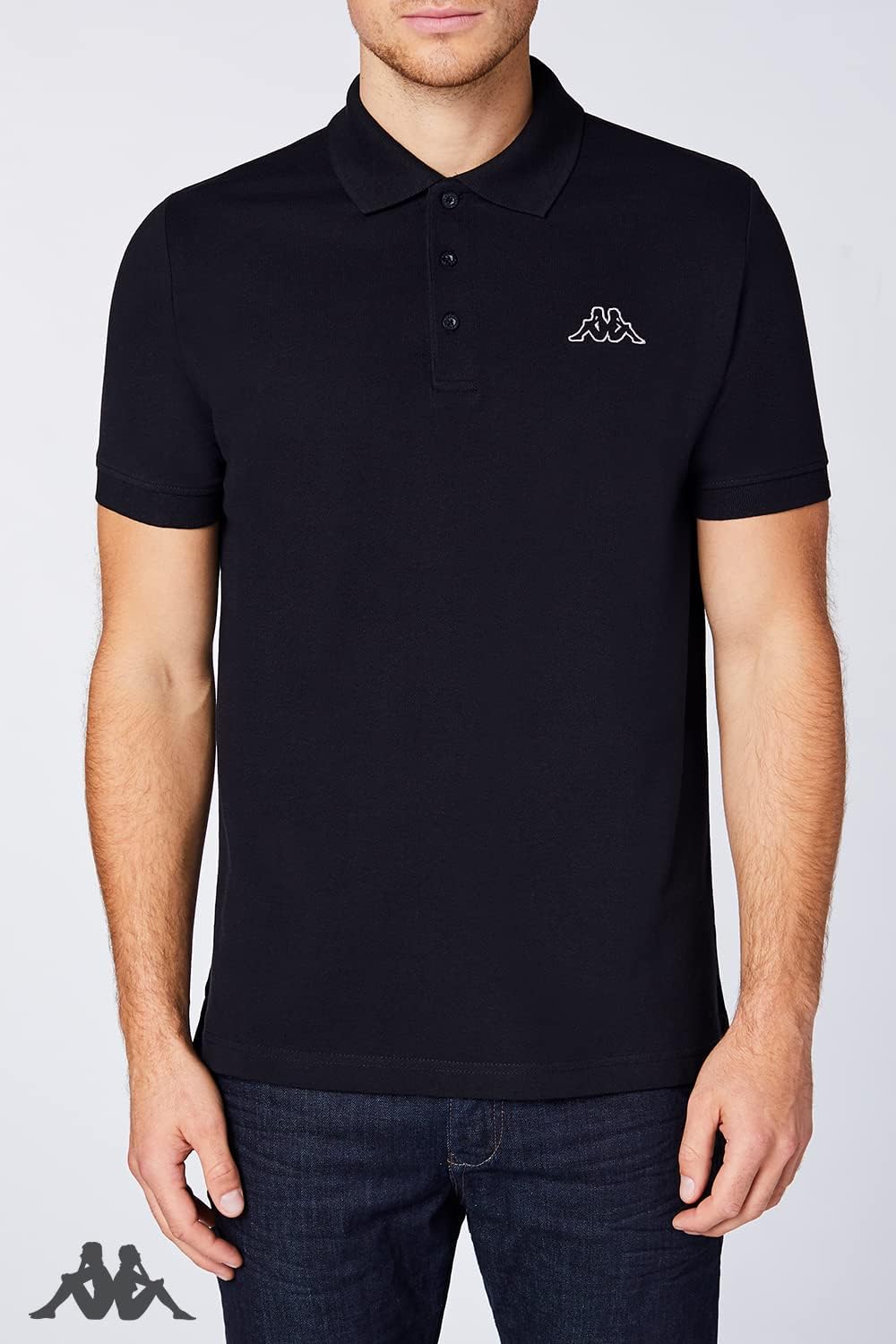 Kappa Herren Polo Shirt VENIST im 2er Pack in M - 5XL | Polo-Hemd mit Logodruck | Basic Poloshirts f
