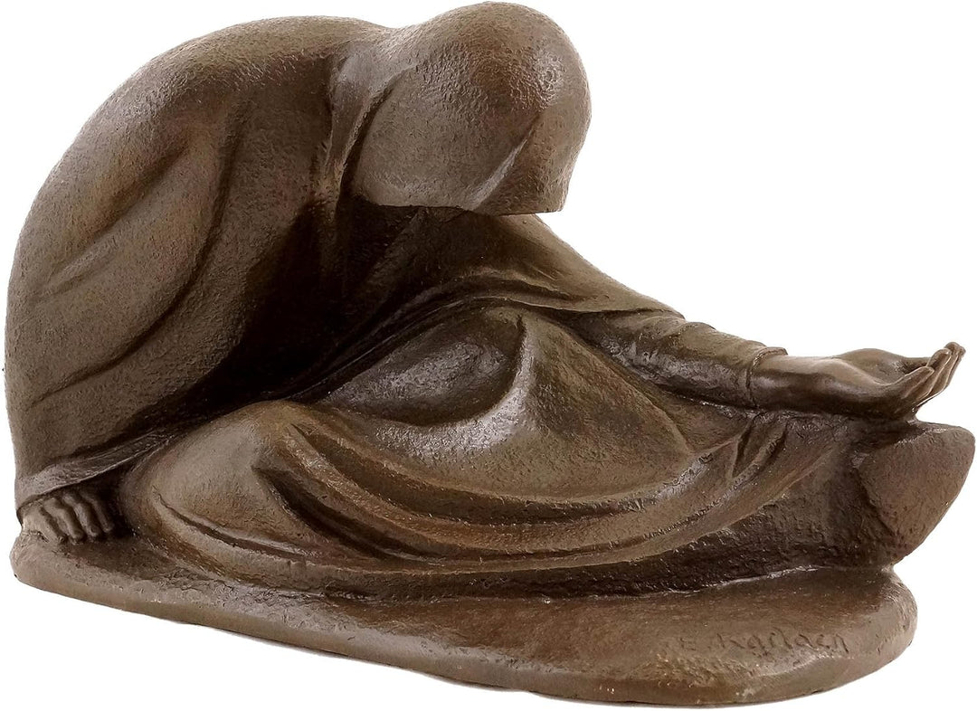 Kunst & Ambiente - Russische Bettlerin I von 1907 - Ernst Barlach Skulptur - signiert - Bronzeskulpt