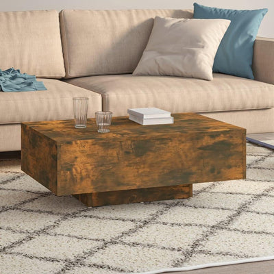 FIRBNUS 85x55x31 cm Kaffeetisch Beistelltisch Wohnzimmertisch Modern Bürotisch Stilvollen Kleiner Ti