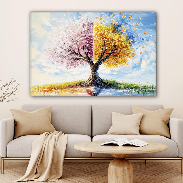 MuchoWow© Leinwandbild Gross 120x80 cm XXL Dekoration Wohnzimmer Bilder Pictures Wall Decoration Liv