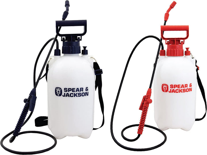 Spear & Jackson 5LPAPSTWIN Drucksprüher, 5 l, Doppelpack 5 Liter Doppelpack, 5 Liter Doppelpack