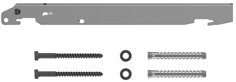 Kermi – kurz-Set Montage Halterung für das Typ 11 – 33, BH 900 mm, Weiss, jeweils 3 Konsole