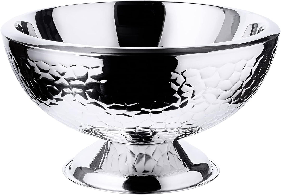 EDZARD Sektkühler Capri (Ø 43 cm, gross) aus Edelstahl - Flaschenkühler, Champagner Kühler - Getränk