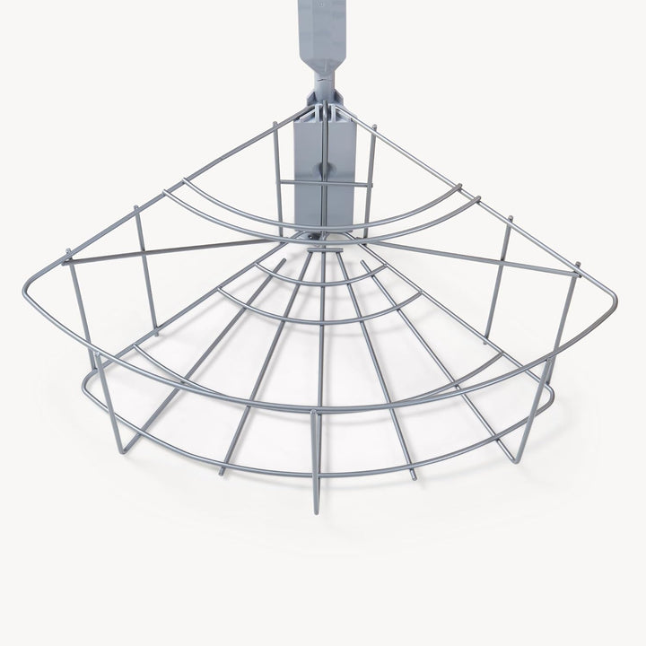 [en.casa] Einbau-Mülleimer Küche Kollby Mülltrennsystem 3fach für Unterschrank 50 cm breit 2 x 12L+1