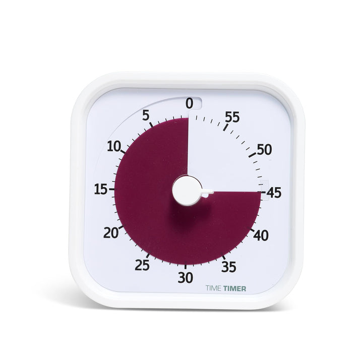 Time Timer Home MOD - 60 Minuten Visueller Timer Home Edition – Homeschooling, Timer für Schultisch,
