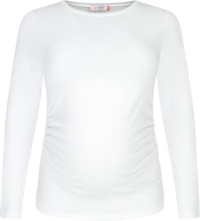 M.M.C. Umstandsshirt 3er Set unifarben Umstandsmode Schwangerschaft Schwangerschaftsshirt, Langarm S