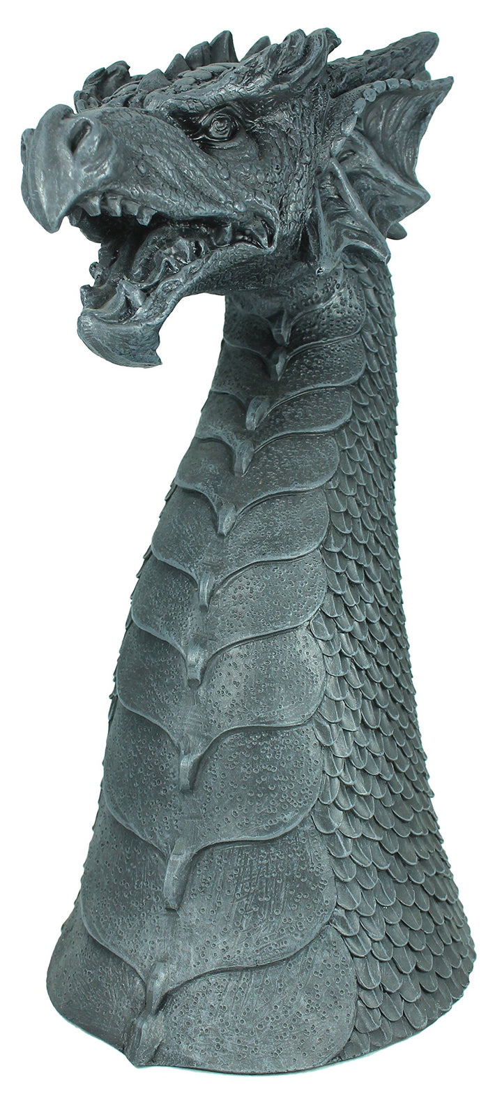 colourliving Dekofigur Drachenkopf Drachenfigur Büste Drache gross 40 cm Mystic Gothic Fantasy Figur