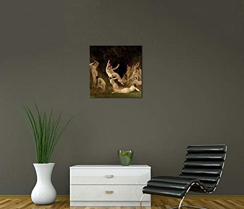 Bilderdepot24 Bild auf Leinwand | William-Adolphe Bouguereau Nymphen in 60x60 cm als Wandbild | Wand