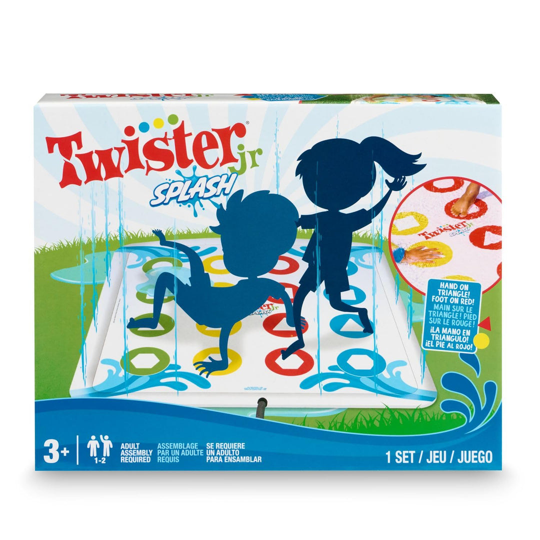 Hasbro Twister Jr. Splash - Aufblasbares Wasser-Twister-Spiel für Kinder im Freien
