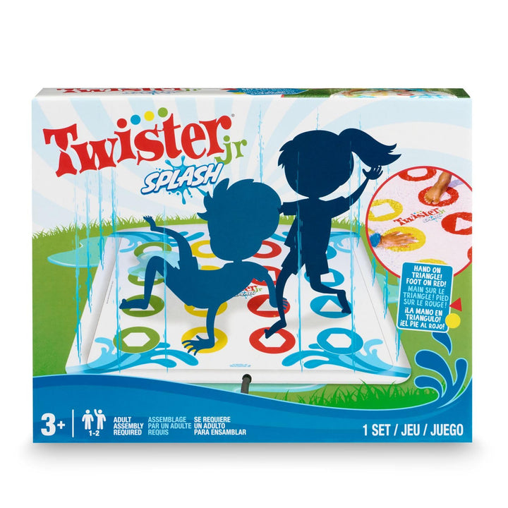 Hasbro Twister Jr. Splash - Aufblasbares Wasser-Twister-Spiel für Kinder im Freien