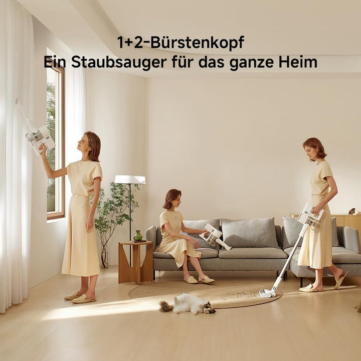 Xiaomi Vacuum Cleaner G20 – Leistungsstarker 150AW Akku-Staubsauger mit LED-Suchscheinwerfer, 12-Zyk