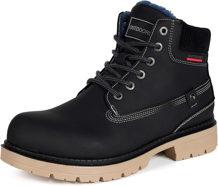 Unisex Winterstiefel Warm Winterschuhe Gefütterte Stiefeletten Wasserdicht Boots Gr.36-47 37 EU Schw