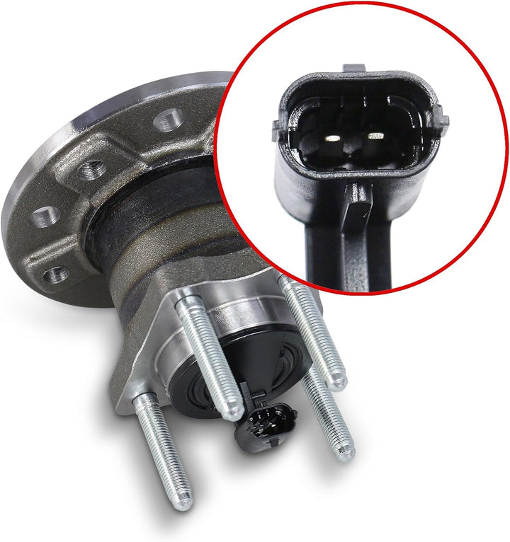 febi bilstein 27382 Radlagersatz mit Radnabe, ABS-Sensor und Muttern , 1 Stück