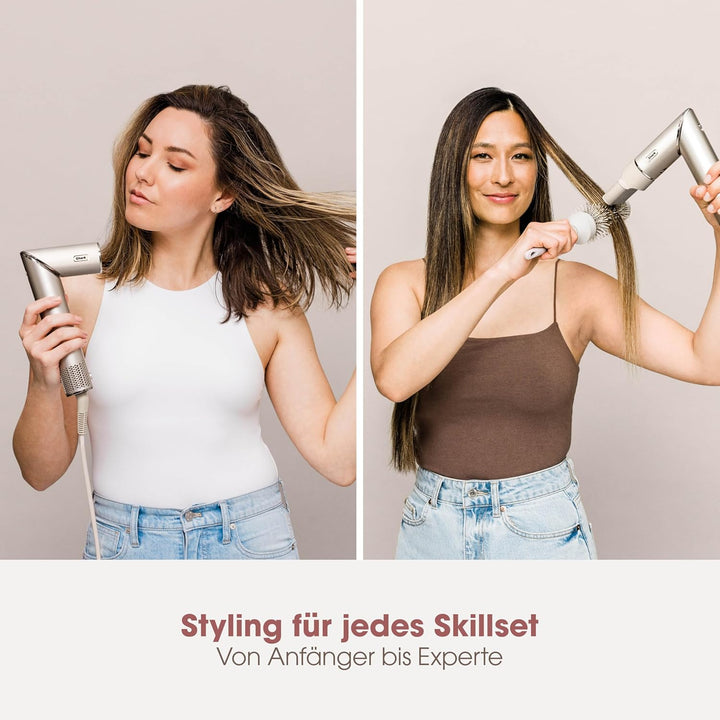Shark FlexStyle 3-in-1 Luftstyler & Haartrockner, Auto-Wrap-Lockenaufsatz, Ovalbürste, Konzentrator,