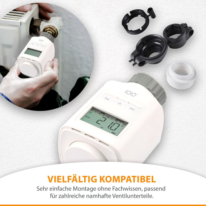 5 Stück IOIO Elektronisches Heizungsthermostat HT 2000/23 der Neue Thermostat Heizung programmierbar