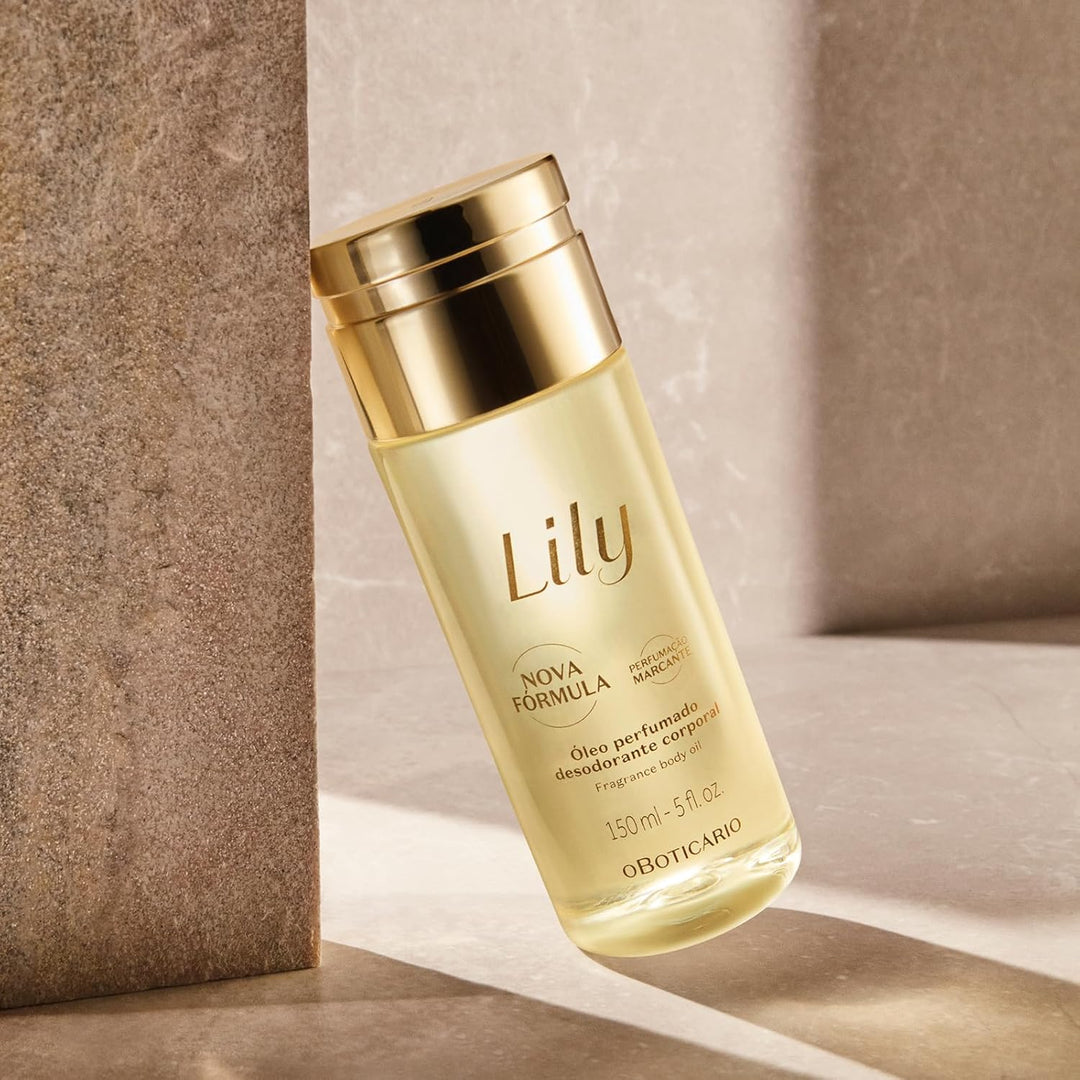O Boticário Lily Parfümiertes Körperöl, Lotion für den Körper, spendet Feuchtigkeit und pflegt die H