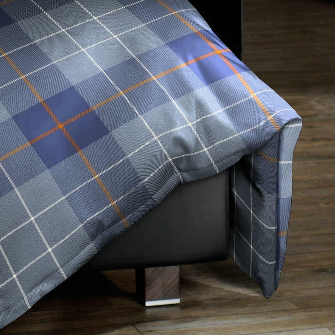 fleuresse Edelflanell Bettwäsche Lech Anderson blau 1 Bettbezug 200 x 220 cm + 2 Kissenbezüge 80 x 8