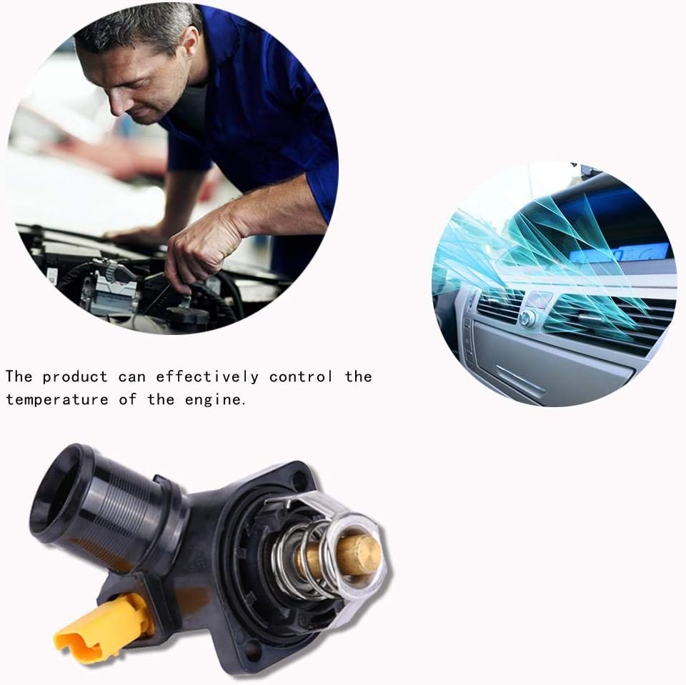 Keenso OEM 1336Z2 Thermostat, Auto Motorkühlmittelthermostat Gehäusebaugruppe