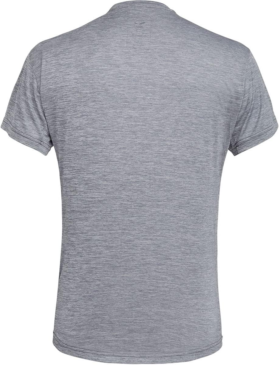 Salewa Herren Puez Melange Dry M S/S Tee Hemden & T-shirts 3XL Quiet Shade Melange, 3XL Quiet Shade