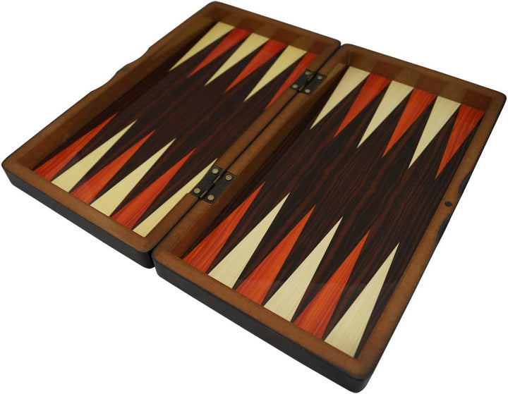 PrimoLiving Deluxe Holz Backgammon Set Porto - 38x48 cm - inklusive Schachbrett L Porto, L Porto