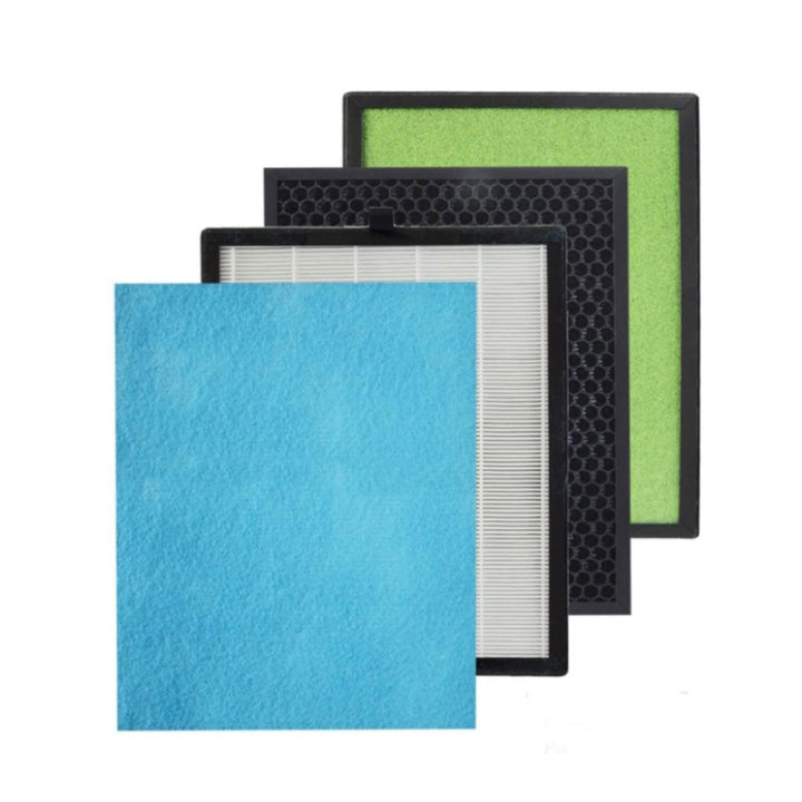 4-in-1 HEPA Filter Set Kompatibel mit Elechomes KJ203F-142, UNbeaten Pet 300, Mooka KJ203F, Simpure