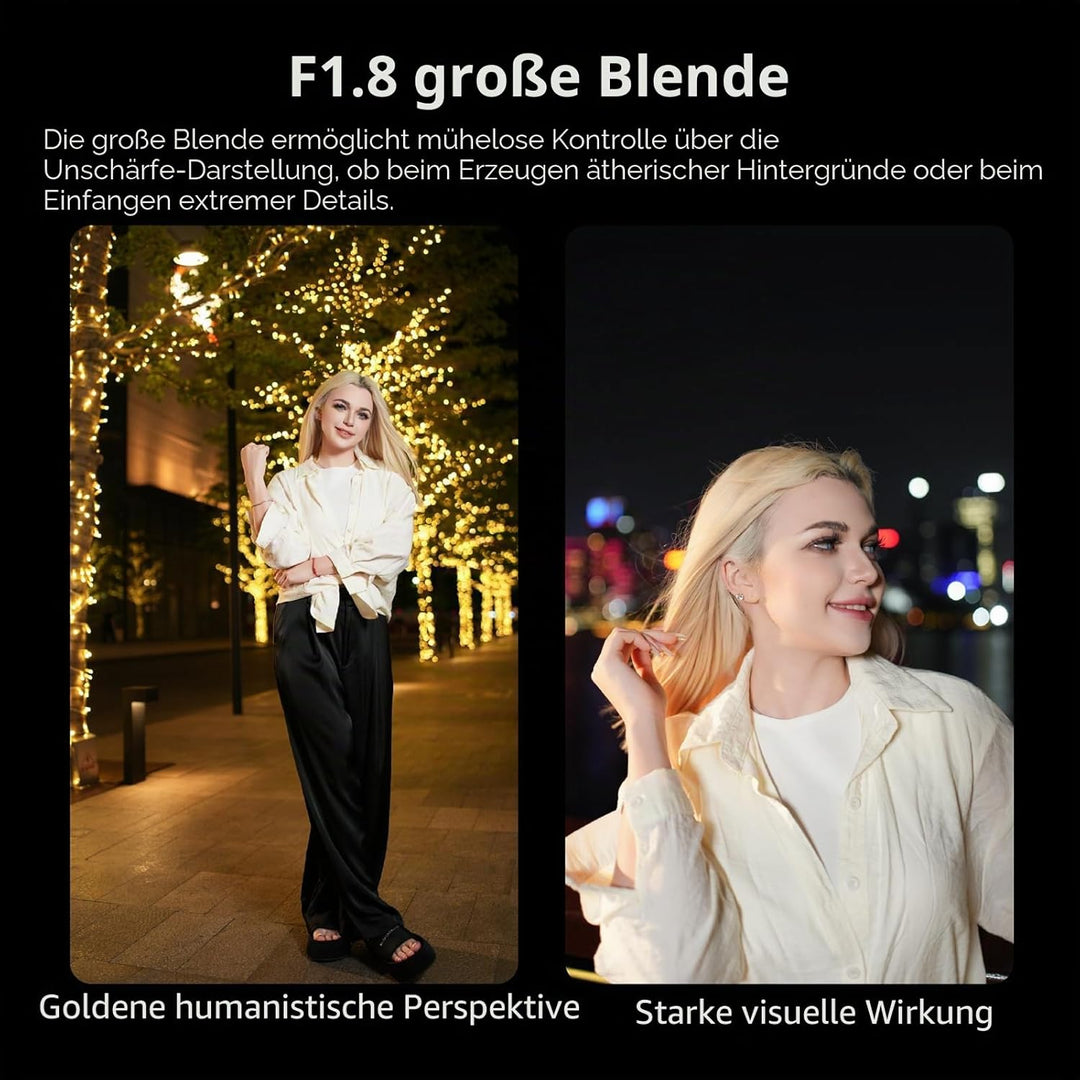 Meike Pro 35mm F1.8 Weitwinkel Autofokus AF STM Full Frame Hohe Auflösung 8K Portrait Prime Lens Kom