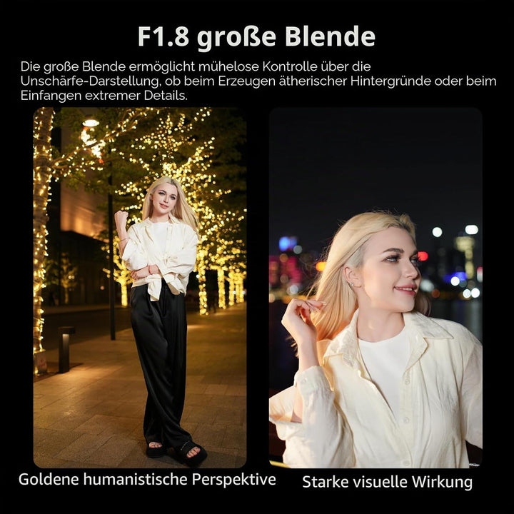 Meike Pro 35mm F1.8 Weitwinkel Autofokus AF STM Full Frame Hohe Auflösung 8K Portrait Prime Lens Kom