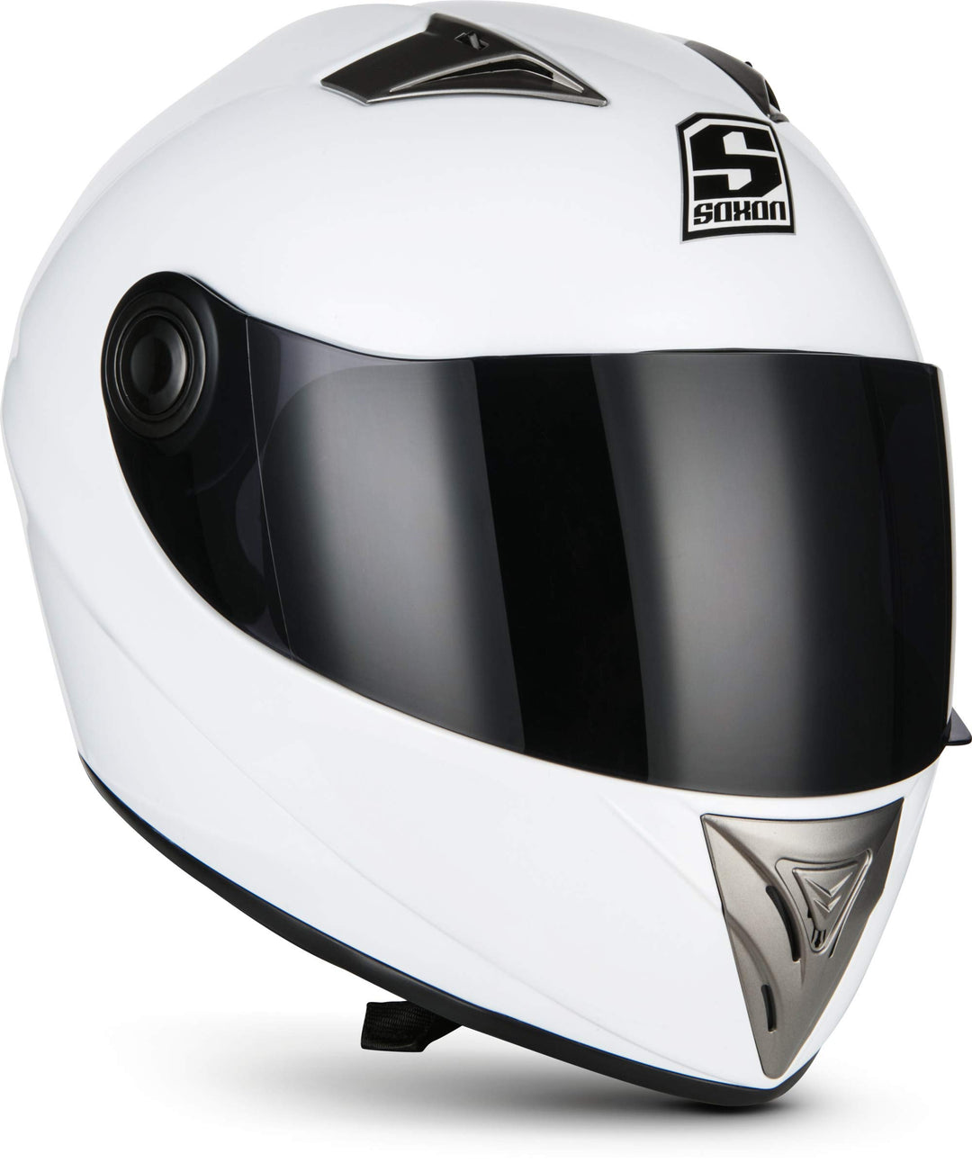 Soxon® ST-550 „Snow“ · Integral-Helm · Full-Face Motorrad-Helm Roller-Helm Scooter-Helm Cruiser Stur