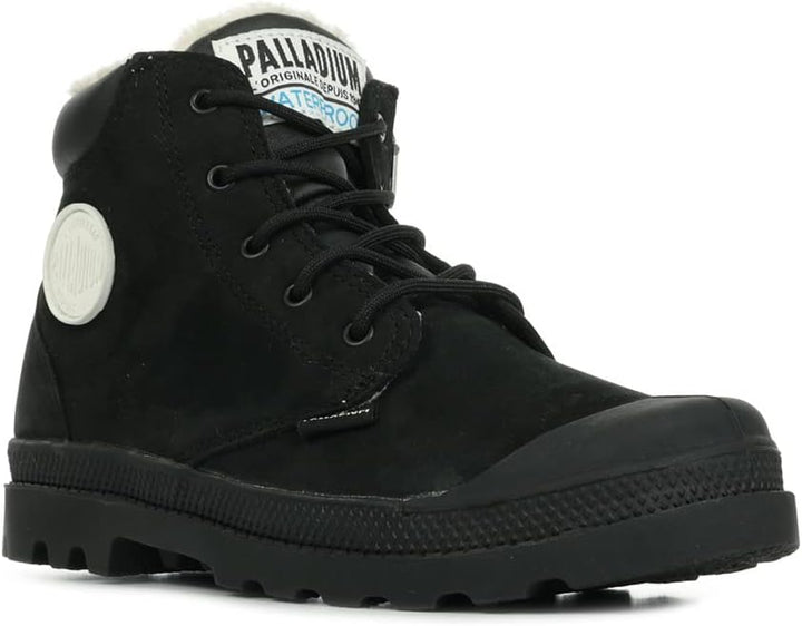 Palladium Unisex Kinder Pampa Hi Cuff WPS Oz Boots Outdoor 35 EU Schwarz, 35 EU Schwarz
