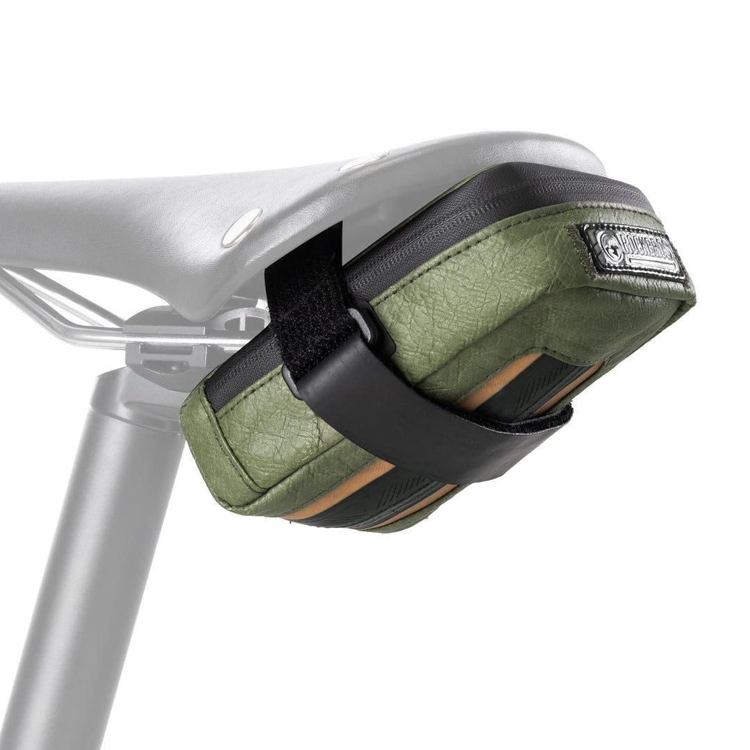 ROCKBROS Road to Sky Satteltasche, Fahrradtasche Sattel Klein Leicht Wasserabweisend Reissfest, Mini