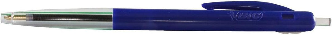 BIC 844345 Druckkugelschreiber M10 (0,32 mm) Schachtel à 50 Stück, blau, blau