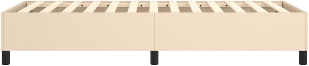 vidaXL Boxspringbett, Bettgestell mit Lattenrost, Bett Polsterbett mit Stützbeinen, Einzelbett Schla