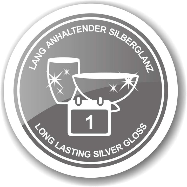 EDZARD QualiPolish® Silber Pflege Emulsion (250 ml) Reiniger für Schmuck, Münzen &amp; Besteck aus Messi