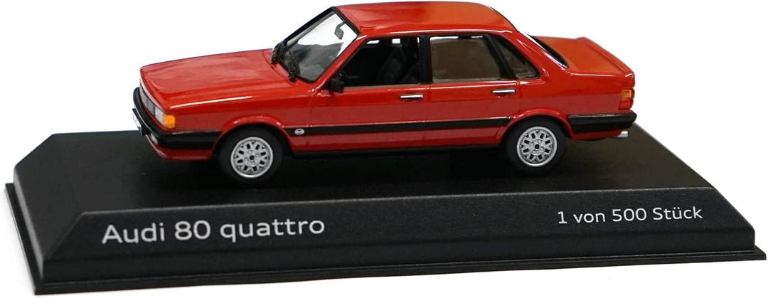Audi A5-5809 Limousine 80 Quattro Modellauto 1:43 Miniatur Modell, rot