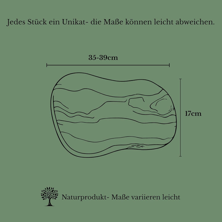 Figura Santa - 2 Olivenholzbretter ORGANIC - rustikales Servierbrett Holzbrett Schneidebrett Frühstü