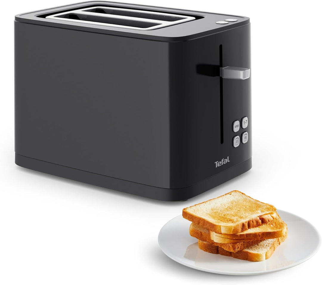 Tefal TL6408 Toaster | Für Zwei Lange Scheiben Favoriten-Einstellungen Countdown | Mit Digitaldispla