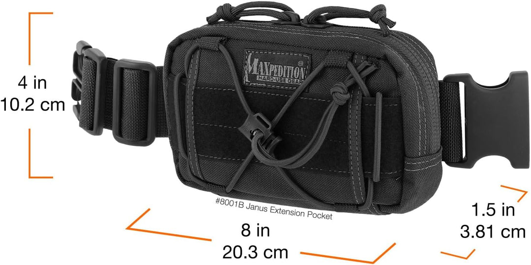Maxpedition Malaga GearSlinger Schwarz, Schwarz