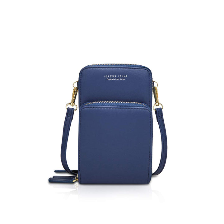 NICOLE&DORIS Damen Elegant Handytasche Kleine Umhängetasche Brieftasche Schultertasche PU Leder Mini