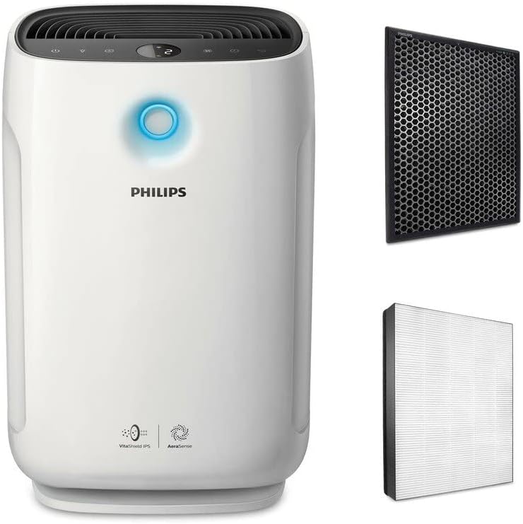Philips Series 2000i Luftreiniger – App-Steuerung, entfernt Pollen, Staub, Viren und Aerosole** in R