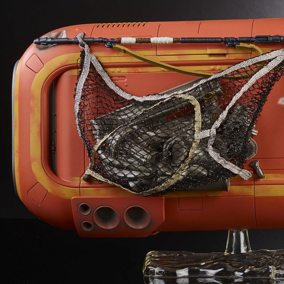 Star Wars The Black Series Rey 's Speeder (Jakku) und Figur